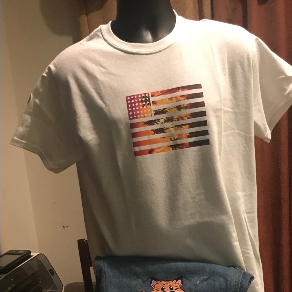White Graphic T-Shirt